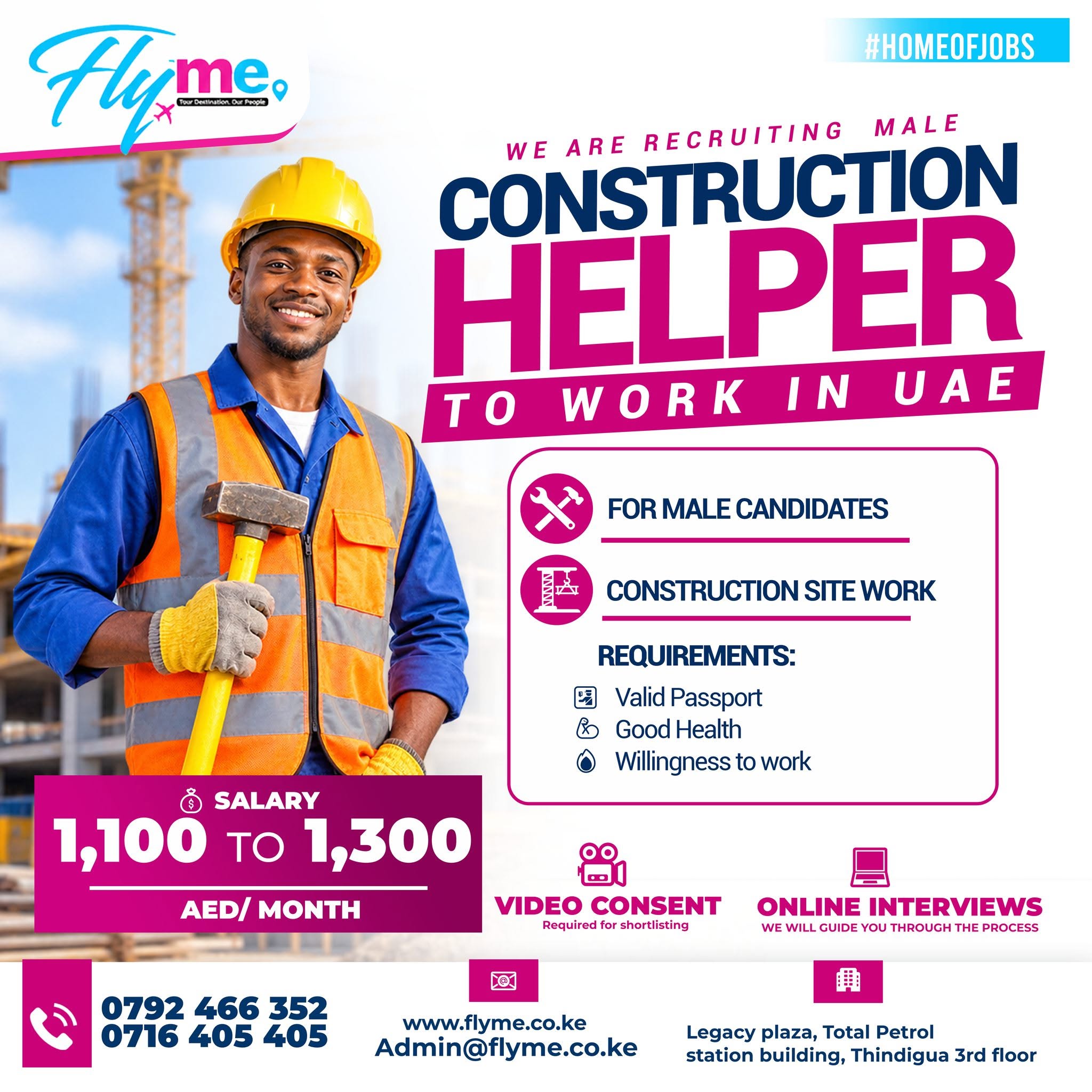 Construction Helper – UAE