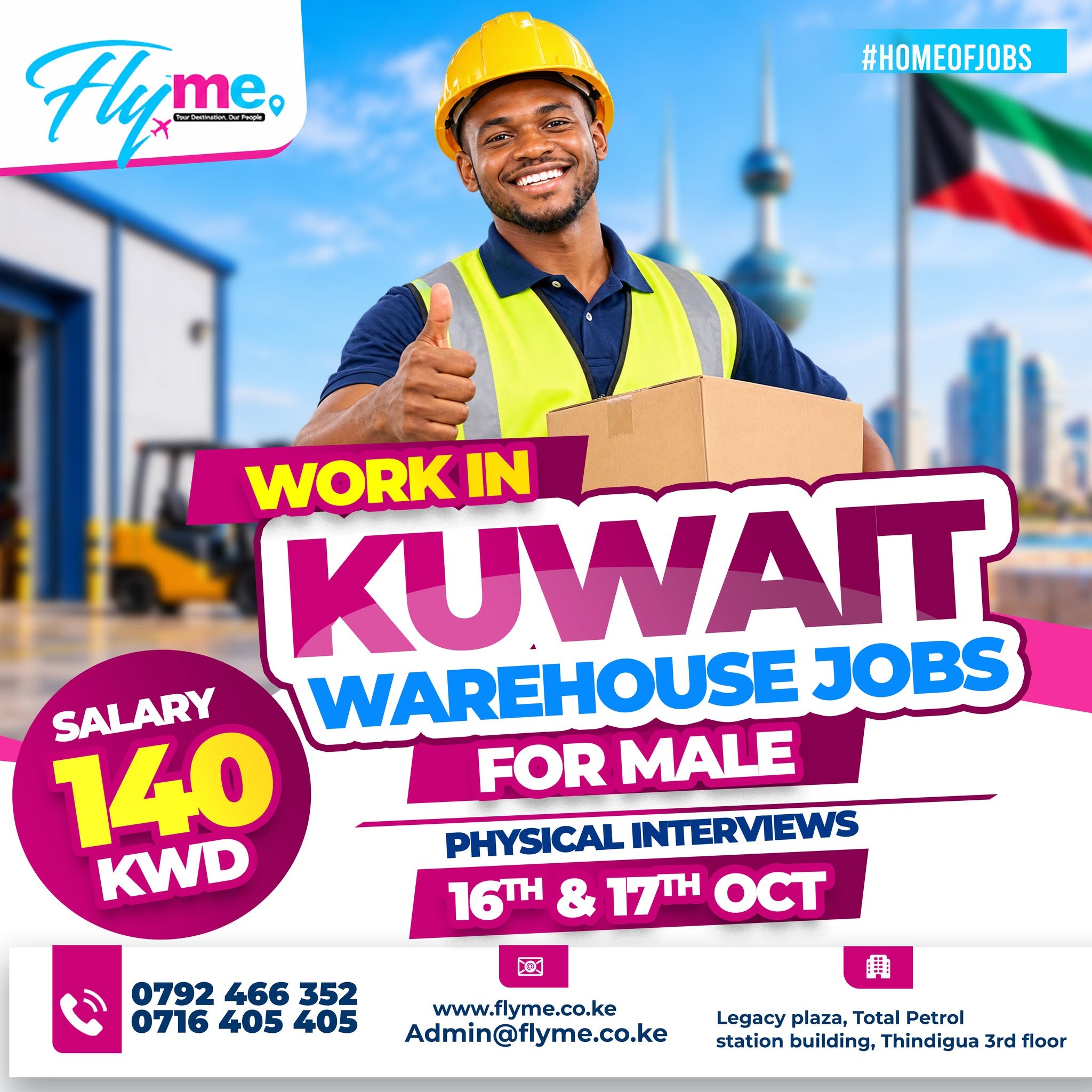 Warehouse Worker – Kuwait (Male)